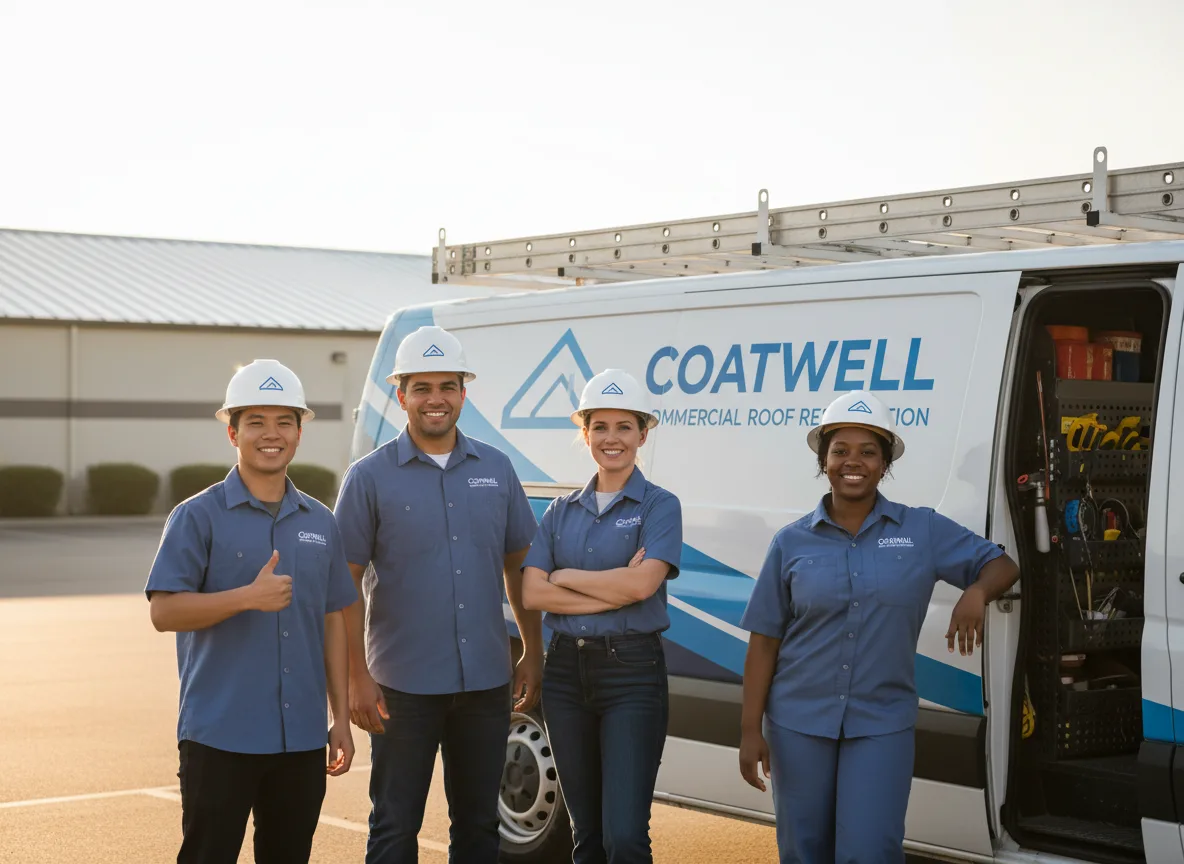 Commercial roof coating company in Knoxville, IA